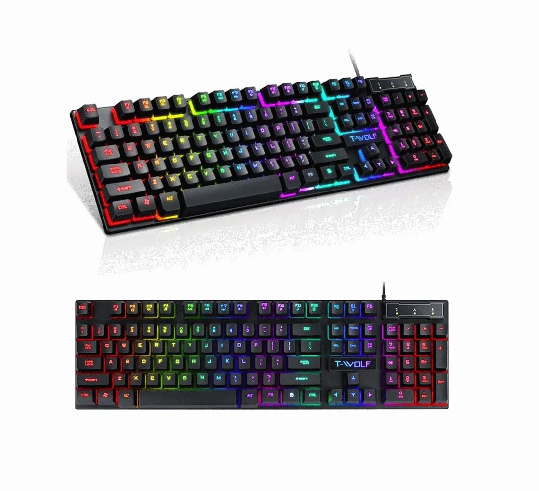 BSHOP BD-GAMING RGB KEYBOARD WITH BANGLA KEYS FOR GAMING HOME OFICE AND BASIC USERS