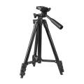 3120A Aluminum Alloy Tripod For Camera And Mobile (Black Colour) - Highest Performance. 