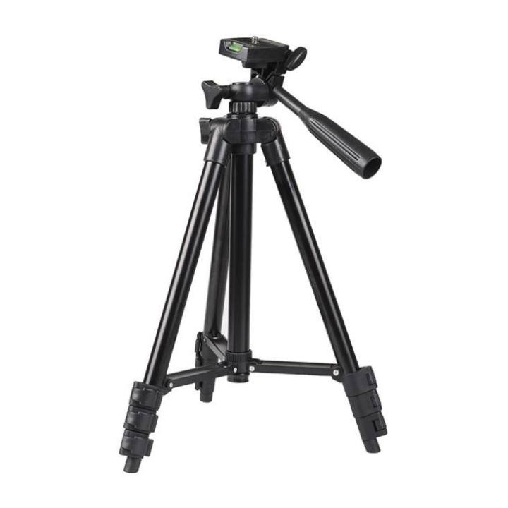 3120A Aluminum Alloy Tripod For Camera And Mobile (Black Colour) - Highest Performance