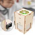 Wooden Science Experiment Set DIY Air Purifier Hand Eye Coordination Handcraft Teaching Tool Early.
