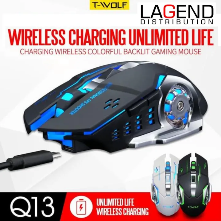 T-wolf%20Q13/X8%202.4GH%20wireless%20mouse%20charging%20mute%20game%20mouse%20colorful%20lighting%20-%20Image%202