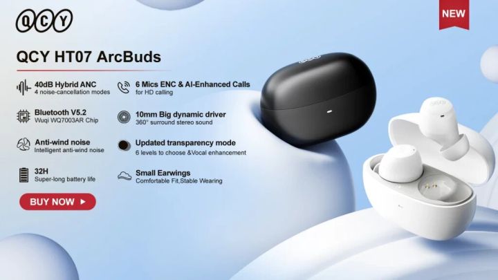 QCY%20HT07%20ArcBuds%20ANC%20Wireless%2040dB%20Noise%20Cancelling%20TWS%20Earbuds%20-%20Image%202