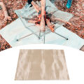 Fireproof Camping Mat, Fireproof Grill Mat Heat Insulation Four Sided Wrapping for Barbecue for Outdoor Camping.