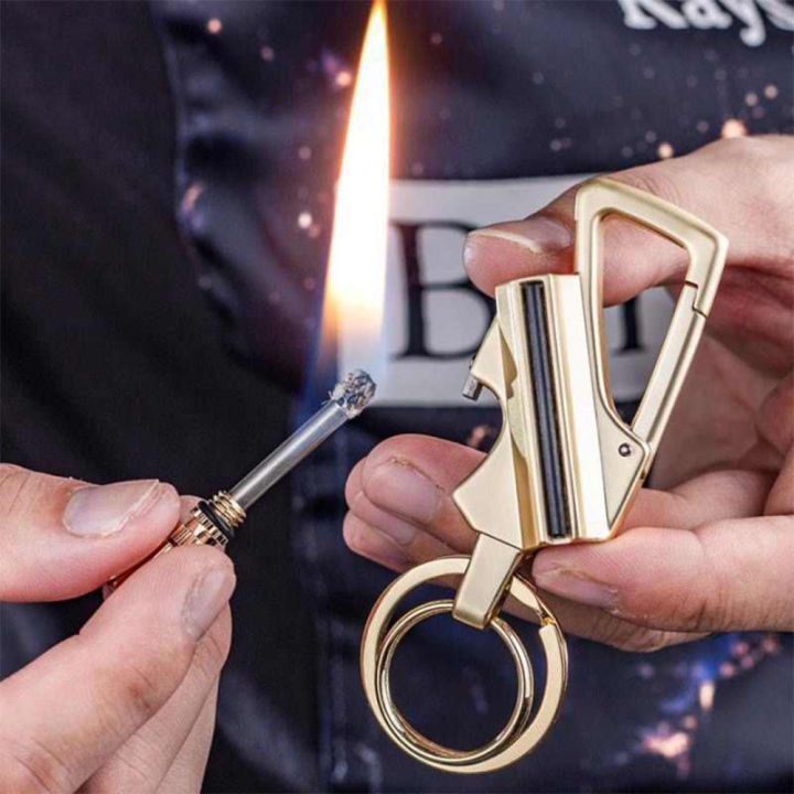 Best Quality Classic Zippo-Style Multi-Function Key Ring Lighter: Collectable Lighter with Key Ring Attachment Stylish and Functional