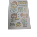 Kawaii Cute Sticky Journal Sticker Book 20 Sheet.
