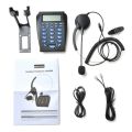 Call Center Telephone Dialpad Corded Telephone - black. 