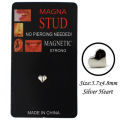 Non Piercing Strong Magnetic Lip Labret Studs Magnetic Earrings Ear Studs Nose Lip Ring Stainless Steel Body Piercing Jewelry. 