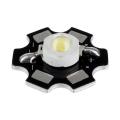10Pcs- 20mm Black PCB Plate White 3 Watt 3.7V Ultra Bright WHITE Color 3W LED SMD Chip 3V 3.7V Metal Plate Heat Sink Aluminum Base 20mm PCB DIY LED Light Bulbs.