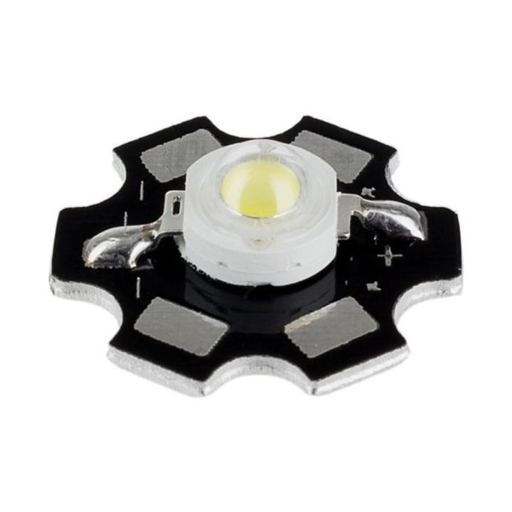 10Pcs- 20mm Black PCB Plate White 3 Watt 3.7V Ultra Bright WHITE Color 3W LED SMD Chip 3V 3.7V Metal Plate Heat Sink Aluminum Base 20mm PCB DIY LED Light Bulbs