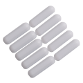 10 Pieces PTFE Magnetic Stirrer Mixer Stir Bar Laboratory Bar Stir Plate Magnet Stir Rod Magnetic (7X25mm). 