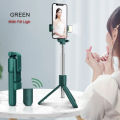 R1S Adjustable 4 in 1 Multifunctional Monopod Selfie Stick & Tripod with Selfie Light & Wireless Bluetooth Remote Control - Selfie Stick.