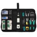 KOGEEK 14pcs/set Network Cable Tester Kit Professional Network Tool Kit Network Repair Tool Kit Net Computer Maintenance Tools with Storage Pouch. 