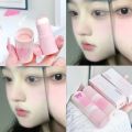 Cute Sponge Head Blush Stick Waterproof Brighten Facial Contour Powder Blush Cream Nature Lasting Cheek Lightening Korean MakeupHeadbands. 