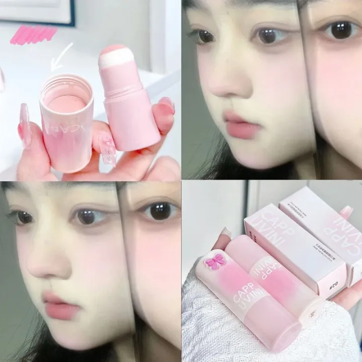 Cute%20Sponge%20Head%20Blush%20Stick%20Waterproof%20Brighten%20Facial%20Contour%20Powder%20Blush%20Cream%20Nature%20Lasting%20Cheek%20Lightening%20Korean%20MakeupHeadbands%20-%20Image%202