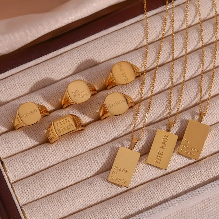 Fashion%20Jewelry%20Set%20Name%20Plate%20Necklace%20Custom%20Jewelry%2018K%20Gold%20Plated%20Stainless%20Steel%20Necklace%20Ring%20Jewelry%20For%20Women%20-%20Image%208