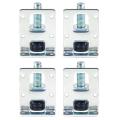 4 Pieces Adjustable Furniture Leveler Legs Load Foot Cold Rolled Steel Sofa/Cabinet Leveling Feet Floor Protecter B03E. 