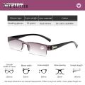Korean Reading Glasses Men Women Clear Lens Half Frame Presbyopic Eyewear 1.0 1.5 2.0 2.5 3.0 3.5 4.0 for Reader.