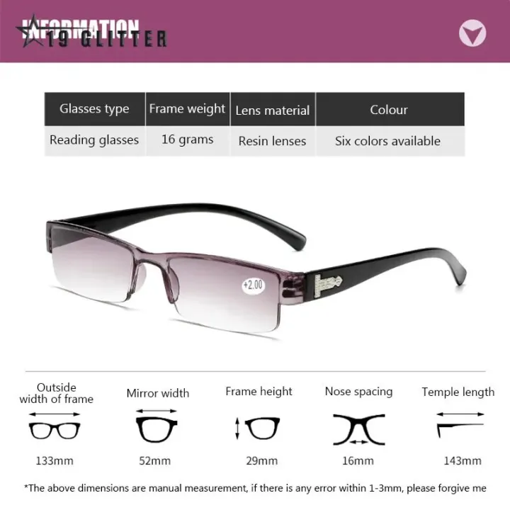 Korean%20Reading%20Glasses%20Men%20Women%20Clear%20Lens%20Half%20Frame%20Presbyopic%20Eyewear%201.0%201.5%202.0%202.5%203.0%203.5%204.0%20for%20Reader%20-%20Image%205