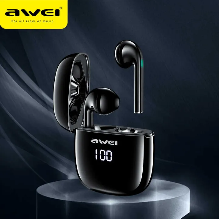 AWEI%20T26%20TWS%20Earbuds/AirDots%20Stereo%20Sound%20HiFi%20Bass%20Sound%20Touch%20Contorl%20Earphone%20-%20Image%205