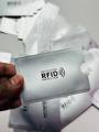 Anti RFID Card Holder Case - NFC Blocking, Aluminium Protection for Credit & Debit Cards - Secure RFID Reader Shield - Silver 3 PC.