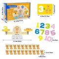Balance Math Educational Toys Games for Kids Preschool Activities Learning Toys for Toddler Boys Girls(B). 