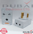 3 pin round plug,15 amp(1pcs) Multi Plug 15A 3-Pin Universal Socket Conversion Heavy Duty .. 