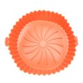 Air Fryer Silicone Pot Mat Cake Molds Silicone Basket Oven Baking Pan for Roasting Air Fryer Liner Accessories A.