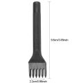 1/2/4/6 Teeth Leather Stitching Hole Punch Diamond Chisel Craft Tool 4mm Spacing (6 Teeth).