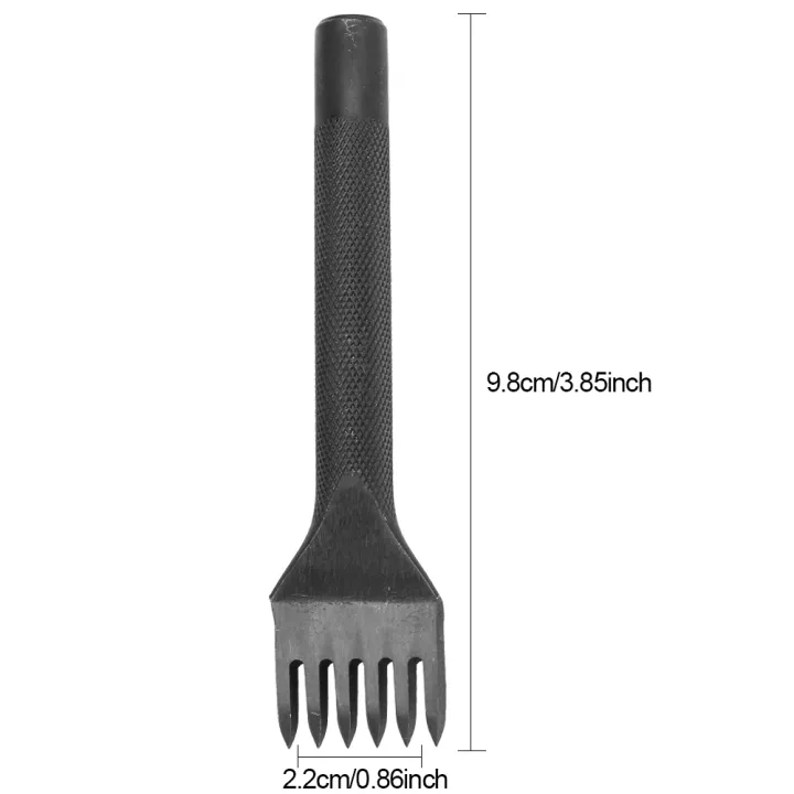 1/2/4/6%20Teeth%20Leather%20Stitching%20Hole%20Punch%20Diamond%20Chisel%20Craft%20Tool%204mm%20Spacing%20(6%20Teeth)%20-%20Image%204