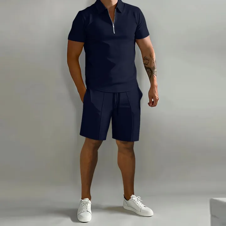 2023%20Men's%20summer%20solid%20color%20sports%20Polo%20shirt%20set%20casual%20street%20wear%20Breathable%20top%20+%20shorts%20Home%20office%202-piece%20suit%20S-3XL%20-%20Image%203