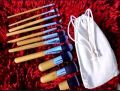 Bamboo Handle Brush Set - 11 pcs. 