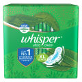Whisper Ultra Clean Wings Sanitary Pads for Women, XL 15 Napkins - pad. 