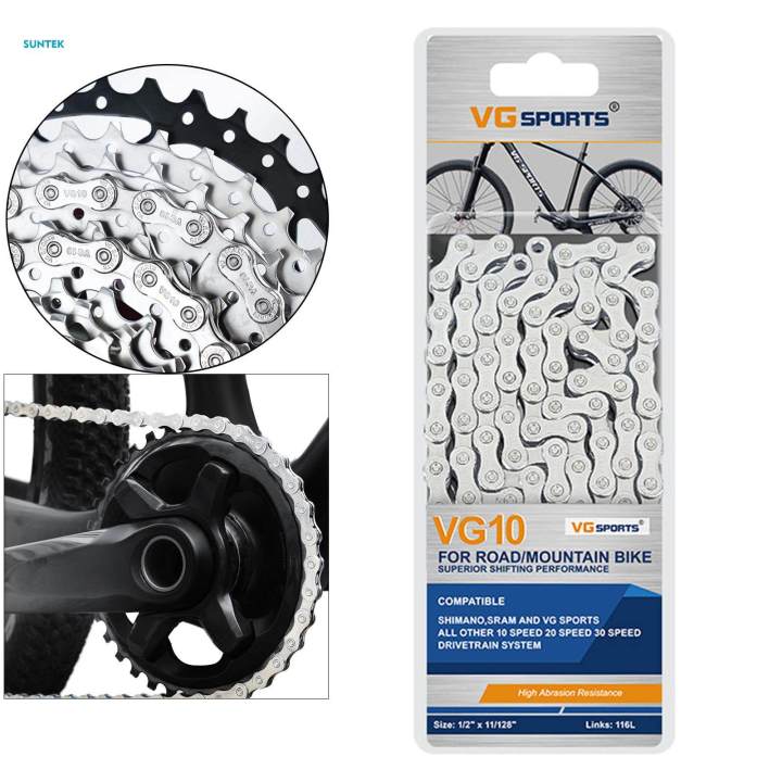 Bike%20Chain%20Compact%20Structure%20Flexible%20Quick%20Link%20for%20Folding%20Bike%20Cycling%2010Speed%20Silver%20-%20Image%204