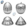 Stainless Steel Kitchen Timer Electronic Digital Mechanical Egg Apple Cone UFO Timer Alarm Countdown 60 Minutes Kitchen Gadgets.