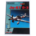 Skinye [Ready Stock] Kawayi Cute 1:33 Germany Junkers Ju-87 D-3 Bomber Aircraft Plane DIY Paper Model Kit. 