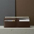 Zays Premium Eco-Friendly Leather Bifold Wallet for Men, Handmade Slim Compact Wallet 4.6 x 3.5 x 0.5 Inch, 4 Card Slots, 2 Hidden Card Compartments, Quick Card Slot, Cash Chamber, Fits 1000 Taka Note, Luxury Gift Box.