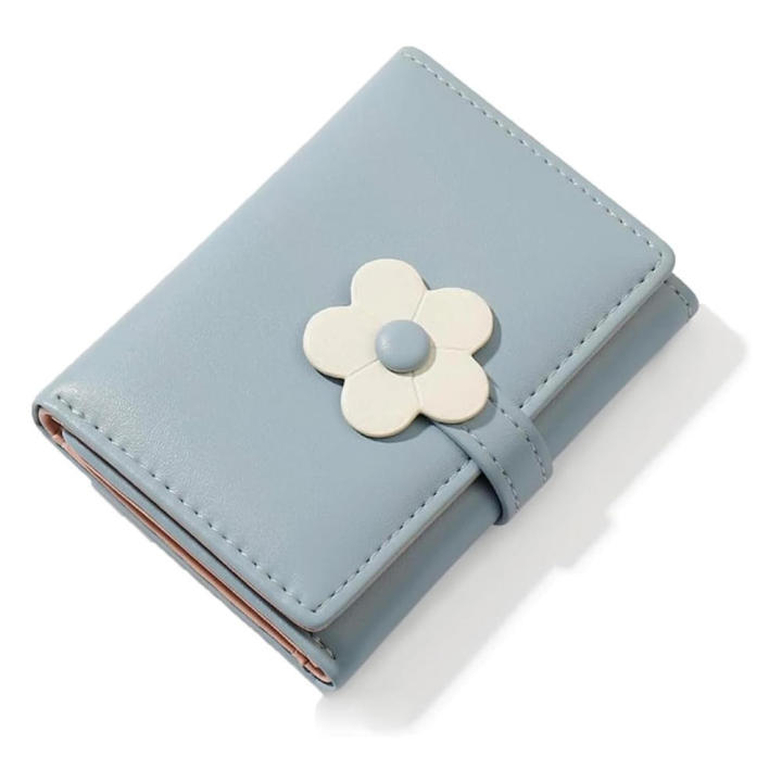 Girls'%20ID%20Card%20Window%20Wallet%20Three-fold%20Cash%20Bag%20With%20Card%20Slots%20For%20Women%20Small%20PU%20Leather%20Wallet%20For%20Women%20Women's%20Cash%20Bag%20With%20Card%20Coin%20Compartments%20Flower%20Printed%20Wallet%20For%20Girls%20-%20Image%208