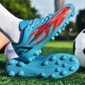2023 New Low-Top Soccer Shoes Broken Nails TF Youth Student Training Shoes AG Spike Sneaker.