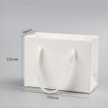 Three Layers Of Appearance White Filled Paper With Black Velvet And Gray Velvet Can Put Ring Earrings Necklace Jewelry Box.