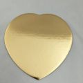 1 Pound- Heart Shape Golden Cake board 7.5 inch (5 Pcs of pack). 