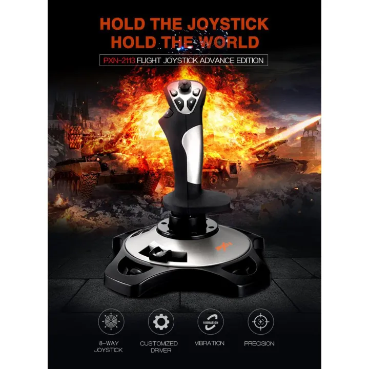 PXN%202113%20PRO%20Wired%20PC%20Flight%20Stick%20Vibration%20Joystick%20Simulator%20Programmable%20-%20Image%202