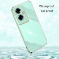 Tokifu For OnePlus Nord N30 SE Case Luxury 6D Plating Soft Back Cover Silicone Phone Cases With Stand.