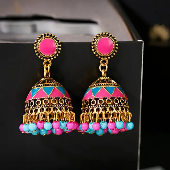 Pendientes%20Piercing%20Indian%20Jewelry%20Jhumka%20Charms%20Earrings%20For%20Women%20Accessories%20kolczyki%20Stud%20Earring%20Trendy%20Wedding%20Ear%20rings%20-%20Image%203