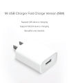Xiaomi MI 3A 1 Port USB 2 Pin Charging Adapter White.
