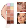 12 Colors Concealer Conceal Correction Foundation Face Contouring Highlighter Pallet Palette 3D Facial Camouflage.