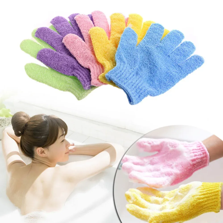 2%20Pcs%20Exfoliating%20Gloves%20%7C%20Shower%20Mitt%20Scrub%20Gloves%20for%20Smooth%20Bath%20-%20Image%204