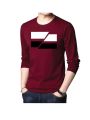 Maroon Color Cotton Long Sleeve Exclusive T-Shirt .. 