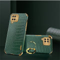 Phone Case Samsung Galaxy M12 Back Cover Crocodile Pattern Leather Cases Soft Cover Ring Stand Holder Cover Samsung Galaxy M12 Case.