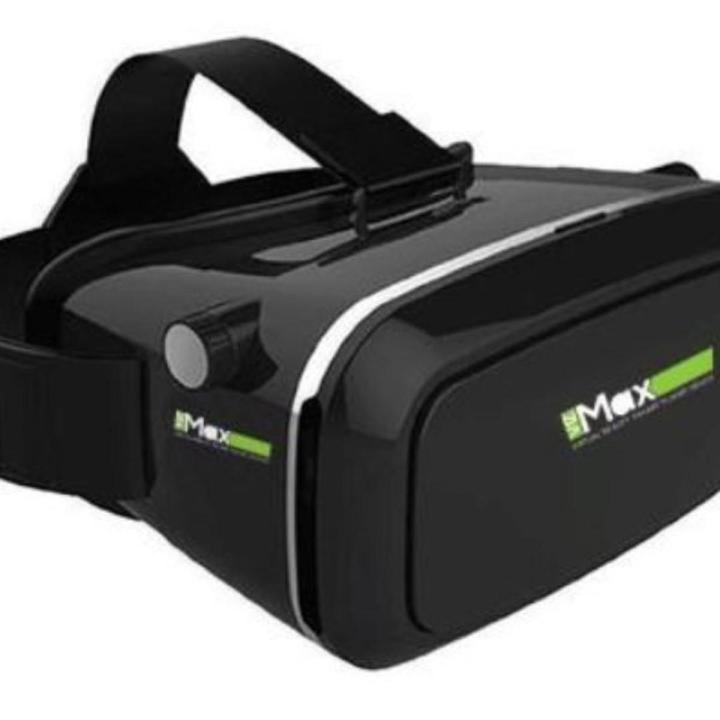 VR Box 3D Headset + Virtual Bluetooth Controller - Black & White