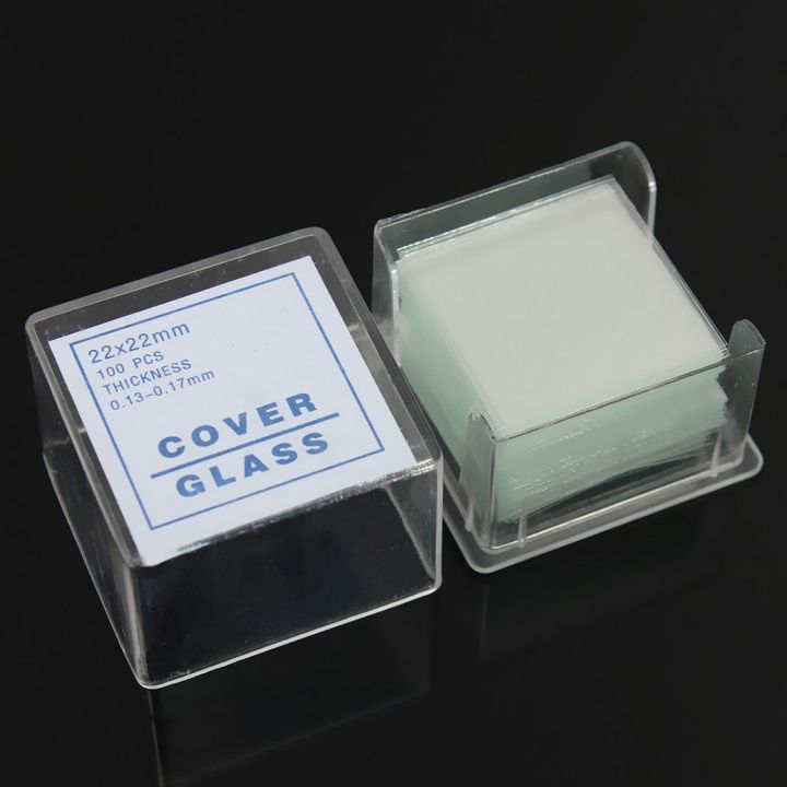 100pcs%20Transparent%20Slides%20Coverslips%2022x22mm%20For%20Microscope%20-%20Image%204